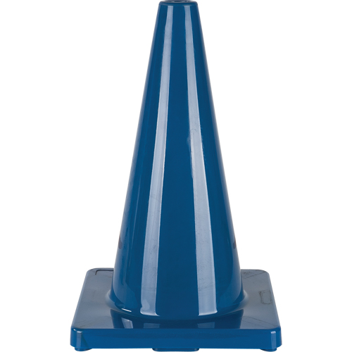 Coloured Traffic Cone, 18", Blue Distribution Jean Lapalme