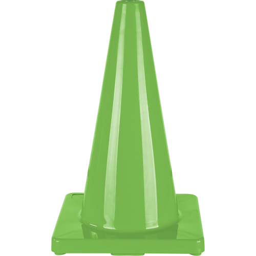 C&ocirc;ne de couleur pour la signalisation, 18", Vert Distribution Jean Lapalme