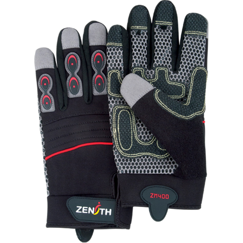 Gants pour m&eacute;canicien ZM400 de premi&egrave;re qualit&eacute;, Paume Synth&eacute;tique, Taille 2T-Grand Distribution Jean Lapalme