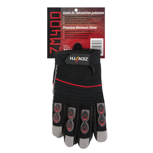 Gants pour m&eacute;canicien ZM400 de premi&egrave;re qualit&eacute;, Paume Synth&eacute;tique, Taille 2T-Grand Distribution Jean Lapalme