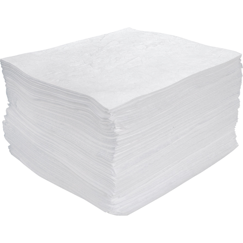 Premium Meltblown Sorbent Pads, Oil Only, 15" x 17", 30 gal. Absorbancy Distribution Jean Lapalme