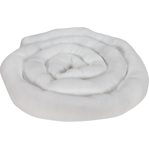 Remblais tubulaire absorbant, Huile seulement, Absorption 45 gal., 3" la x 10' lo, Pqt de 10 Distribution Jean Lapalme
