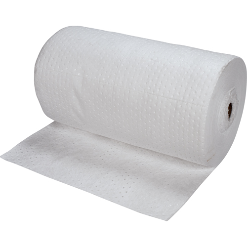 Rouleaux absorbants li&eacute;s de premi&egrave;re qualit&eacute;, Poids moyen, 150' lo x 30" la, Absorption 40 gal. Distribution Jean Lapalme