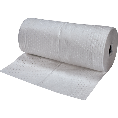 Premium Fine Fiber Sorbent Rolls, Mediumweight, 150' L x 30" W, 40 gal. Absorbancy Distribution Jean Lapalme