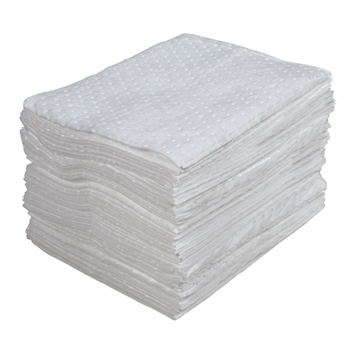 Premium Laminated (SMS) Sorbent Pads, Oil Only, 15" x 17", 25 gal. Absorbancy Distribution Jean Lapalme