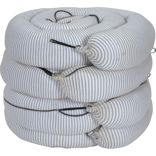 Premium Sorbent Boom, Universal, 10' L x 8" W, 70 gal. Absorbancy, 4 /Pack Distribution Jean Lapalme