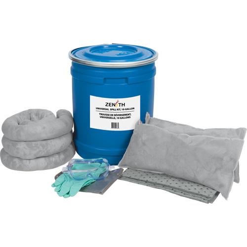 Trousse de lutte contre les d&eacute;versements pour camion, Universel, Baril, Absorbance de 10 gal. US Distribution Jean Lapalme