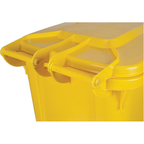 Yellow Mobile Container, Polyurethane, 63 Gallons/63 US gal. Distribution Jean Lapalme