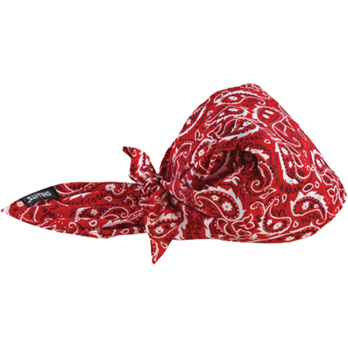 Bandeaux en triangle 6710CT de refroidissement en tissu de serviette Chill-Its, Rouge Distribution Jean Lapalme