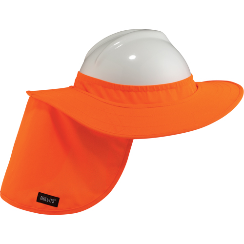 Chill-Its&reg; 6660 Hard Hat Brims, Hi-Vis Orange Distribution Jean Lapalme