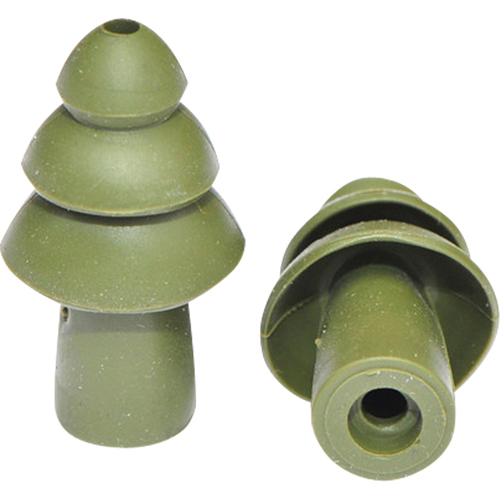 Embouts de rechange pour bouchons d'oreilles BattlePlugs, Sans cordon, Vrac - Sac en poly, 24 dB NRR, Moyen Distribution Jean Lapalme