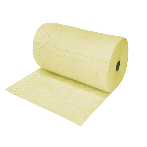 Industrial-Grade Fine Fibre Sorbent Rolls, Heavyweight, 150' L x 30" W, 70 gal. Absorbancy Distribution Jean Lapalme