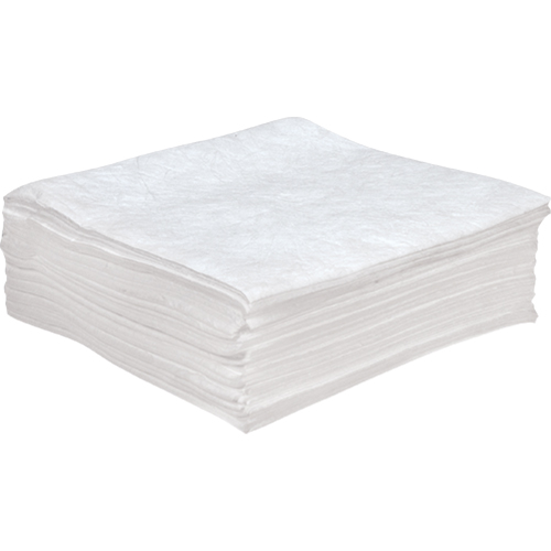 Premium Anti Static Sorbent Pads, Oil Only, 30" x 30", 55 Gal. Absorbancy Distribution Jean Lapalme