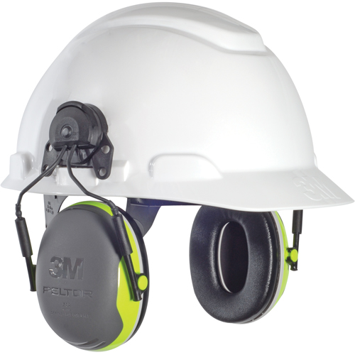 Peltor X Series Earmuffs, Cap Mount, 25 NRR dB Distribution Jean Lapalme
