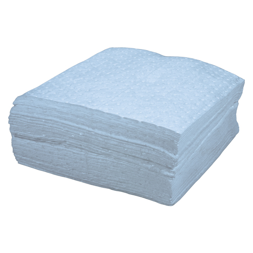Premium Blue Bonded Sorbent Pads, Oil Only, 15" x 17", 8 gal. Absorbancy Distribution Jean Lapalme
