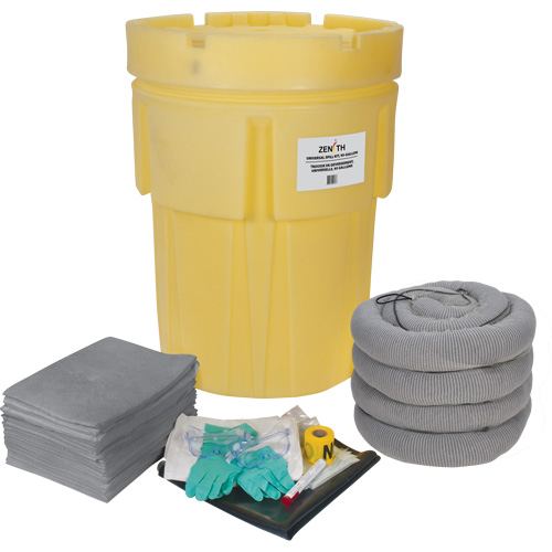 Trousse &eacute;conomique de lutte contre les d&eacute;versements, Universel, Baril, Absorbance de 95 gal. US Distribution Jean Lapalme