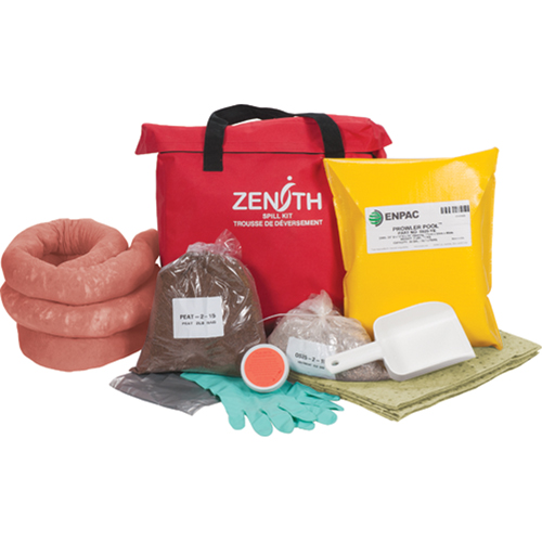 Premium Western Canada Spill Kit, Hazmat, Bag, 17 US gal. Absorbancy Distribution Jean Lapalme