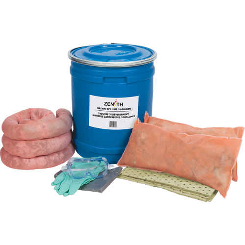 Trousse de lutte contre les d&eacute;versements pour camion, Mati&egrave;res dangereuses, Baril, Absorbance de 10 gal. US Distribution Jean Lapalme