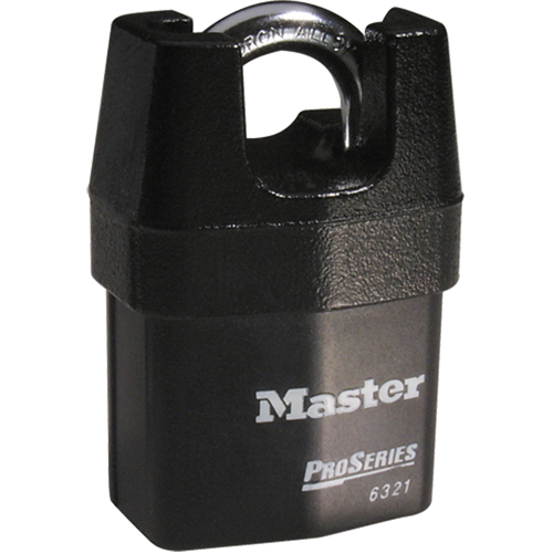 Cadenas prot&eacute;g&eacute; ProSeries, Noir, Cl&eacute;s diff&eacute;rentes, Acier lamin&eacute;, Largeur de 2-3/8" Distribution Jean Lapalme