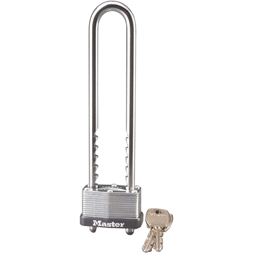 Laminated Padlock, Silver, Keyed Different, Laminated Steel, 1-3/4" Width Distribution Jean Lapalme