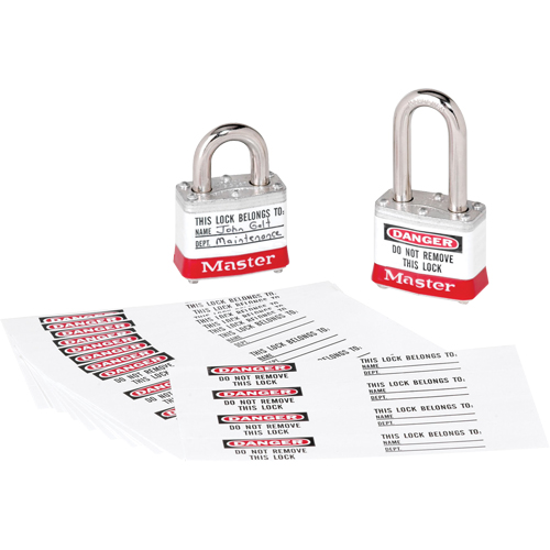 Zenex Thermoplastic Photo Padlock Identification Labels Distribution Jean Lapalme