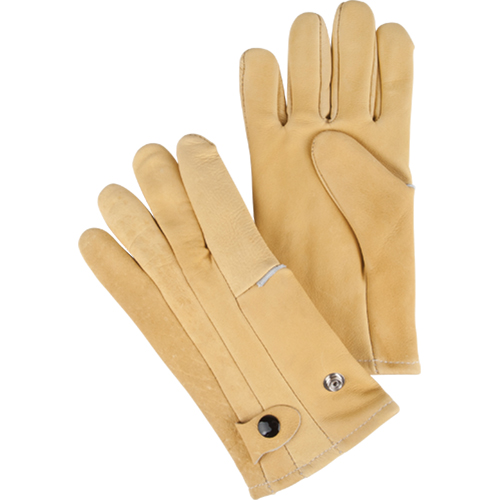 Gants de style conducteur, Grand, Paume en Cuir fleur de vache, Molleton Distribution Jean Lapalme