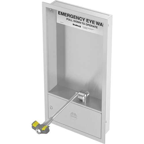 Eyewash Station, Wall-Mount Installation, Stainless Steel Bowl Distribution Jean Lapalme