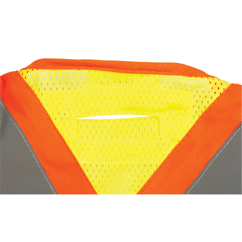 CSA Compliant High Visibility Surveyor Vest, High Visibility Lime-Yellow, Medium, Polyester Distribution Jean Lapalme