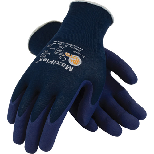 ATG MaxiFlex&reg; Elite 34-274 Gloves, 6/X-Small, Foam Nitrile Coating, 18 Gauge, Nylon Shell Distribution Jean Lapalme