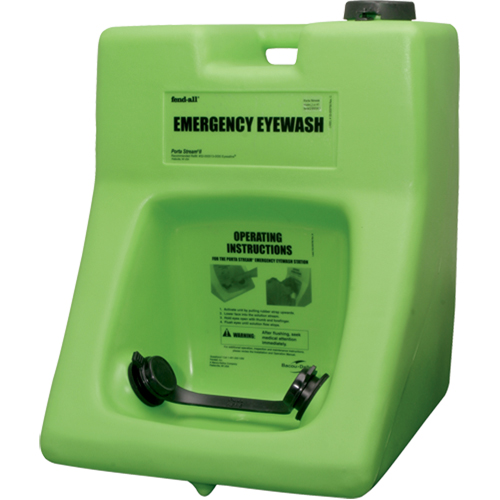 Fendall Porta Stream&reg; II Eyewash Station, Pressurized, 16 gal. Capacity, Meets ANSI Z358.1 Distribution Jean Lapalme