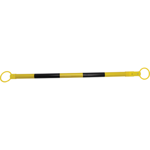 Barrier Cone Bar, 6' 6" Extended Length, Black Distribution Jean Lapalme