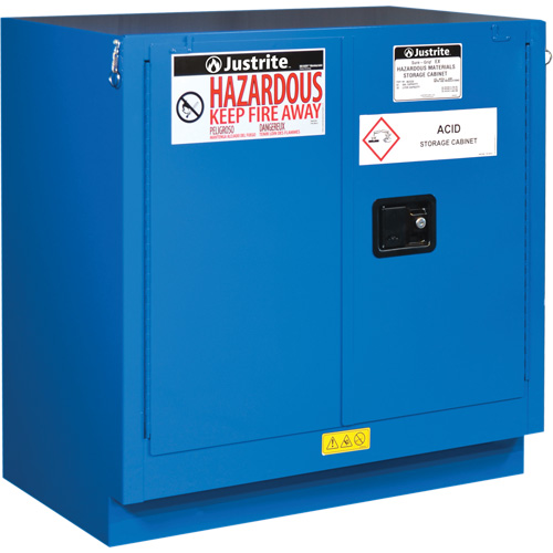 Sure-Grip&reg; Ex Hazardous Material Undercounter Safety Cabinets, 22 gal., 35" x 35" x 22" Distribution Jean Lapalme