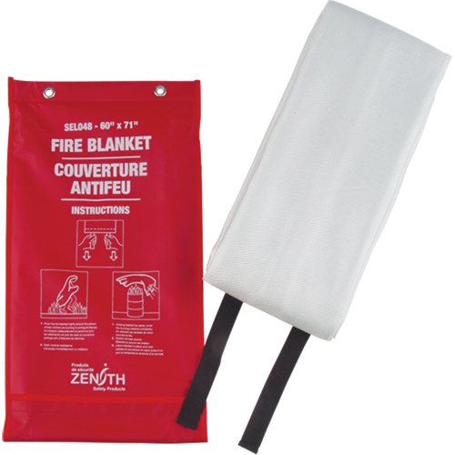 Fire Blanket, Fibreglass, 60"W x 71"L Distribution Jean Lapalme