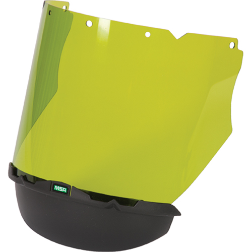 V-Gard&reg; Visor with Chin Protector for Arc Flash Application, Polycarbonate, Green Tint Distribution Jean Lapalme