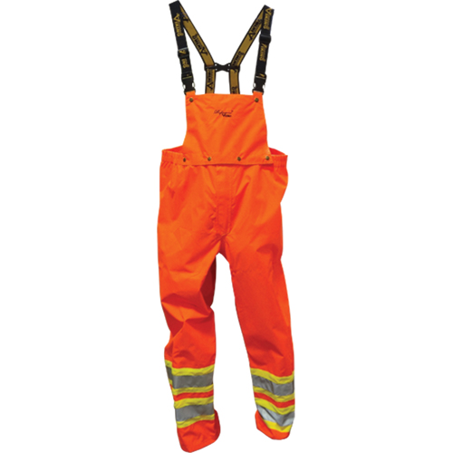 V&ecirc;tement de pluie de s&eacute;curit&eacute;, 3T-Grand, Polyester/PVC, Orange Distribution Jean Lapalme