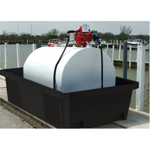Poly-Tank&reg; Containment Unit 550 Without Drain, 113" L x 71" W x 32" H, 750 US gal. Capacity Distribution Jean Lapalme