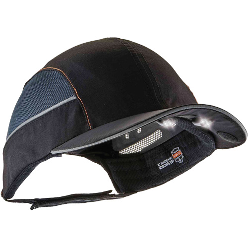 Casquette &agrave; bord long avec &eacute;clairage DEL Skullerz 8960, Noir Distribution Jean Lapalme