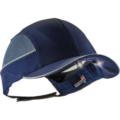 Casquette &agrave; bord long avec &eacute;clairage DEL Skullerz 8960, Bleu marin Distribution Jean Lapalme