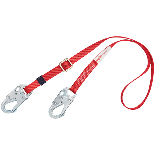 Longe de positionnement ajustable PRO, 1 branches, 6', Classe CSA B, Polyester Distribution Jean Lapalme