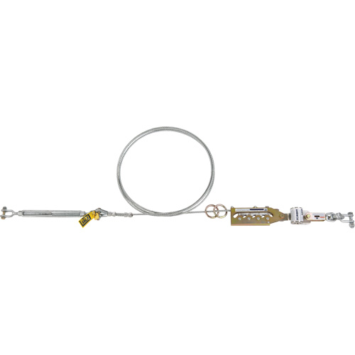 Syst&egrave;me de c&acirc;ble de s&eacute;curit&eacute; horizontal Sayfline, C&acirc;ble galvanis&eacute; Distribution Jean Lapalme