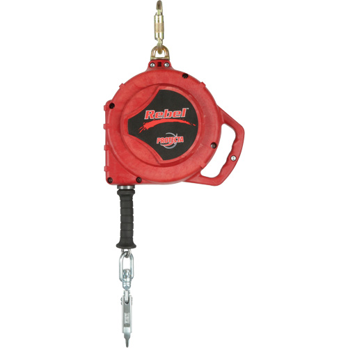 Rebel Self Retracting Lifeline, 50', Stainless Steel, Swivel Distribution Jean Lapalme
