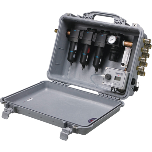 ALLEGRO INDUSTRIES Carry Air 8 Worker Filtration Panels Distribution Jean Lapalme
