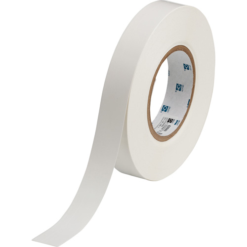 Cartouche d'&eacute;tiquettes, &eacute;toffe, Blanc, Largeur de 0,24" Distribution Jean Lapalme