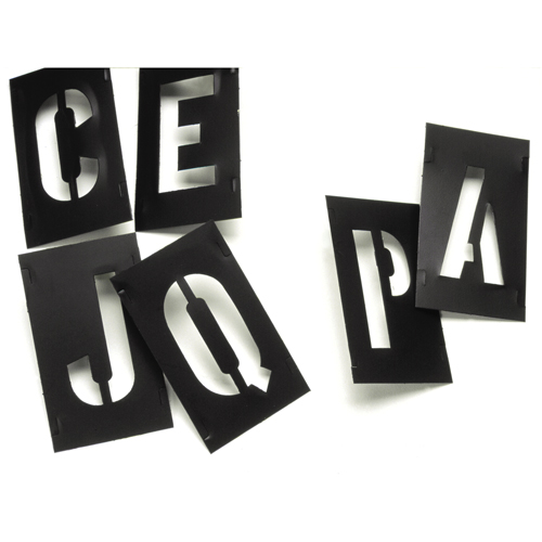 Pochoirs assemblables en plastique, Pictogramme, 3" Distribution Jean Lapalme