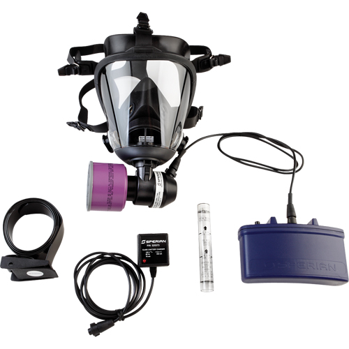 APR motoris&eacute; facial s&eacute;rie PR500, Respirateur &agrave; masque, Pile NiCd Distribution Jean Lapalme