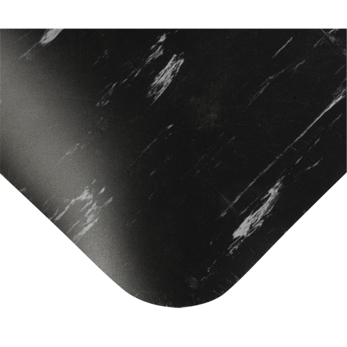 Tapis antimicrobiens Tile-Top Select no 494, Lisse, 2' x 10' x 1/2", Noir/Blanc, PVC Distribution Jean Lapalme