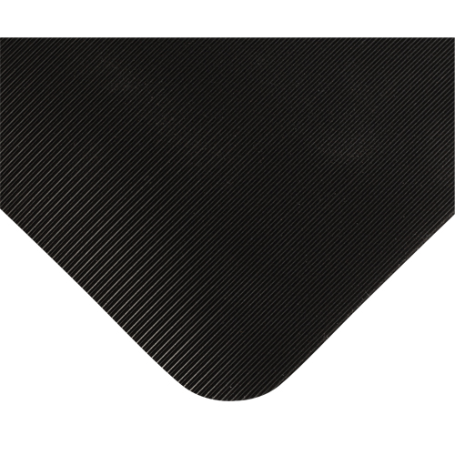 Double Duty Switchboard Mats No.720, Corrugated, 3' x 10' x 5/8", Black, PVC Distribution Jean Lapalme
