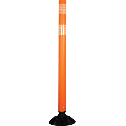 D&eacute;lin&eacute;ateur r&eacute;sistant aux impacts, 36" h, Orange Distribution Jean Lapalme