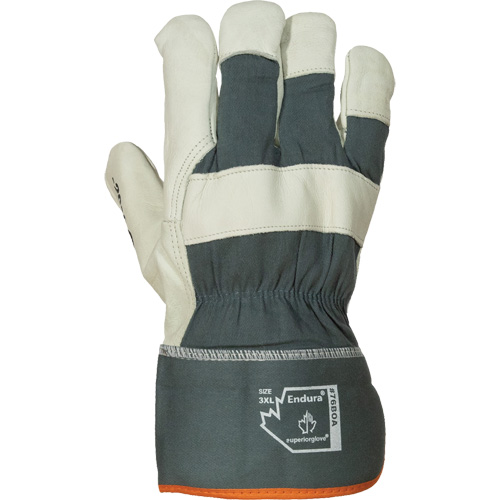 Endura&reg; Winter Fitters Gloves, Large, Grain Cowhide Palm, Boa Inner Lining Distribution Jean Lapalme
