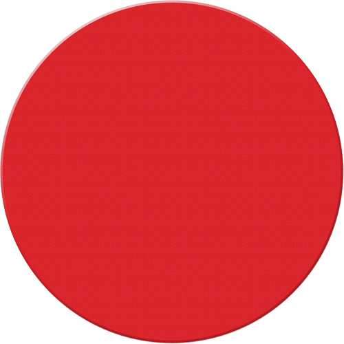 Armor Stripe Lean/5S Markers, Circle, 6" L x 6" W, Red, Plastic Distribution Jean Lapalme
